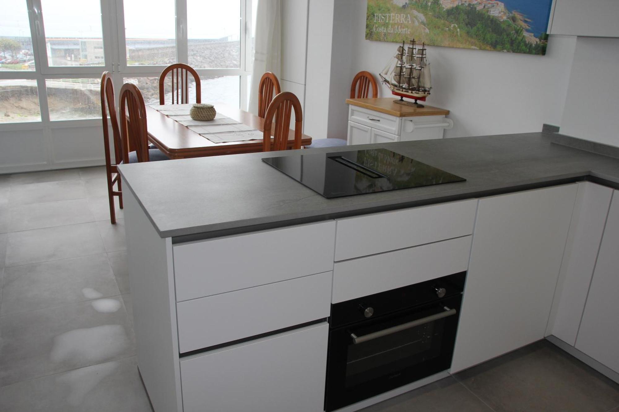Mirador Playa Ribeira - Fisterra Apartment Bagian luar foto